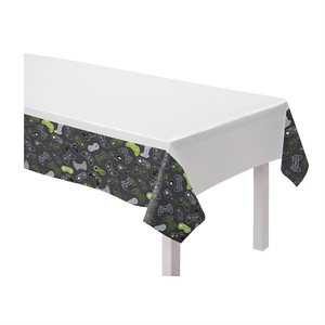 Video game paper table cover 54x96in