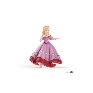 Papo pink ballroom dress princess figurine 7.10x5.30x9.30cm