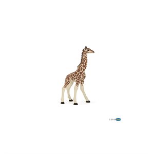 Figurine de bébé girafe 9x6x14cm Papo
