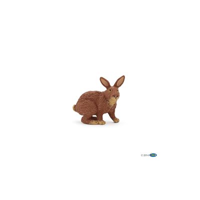 Papo brown rabbit figurine 4.60x3x4cm