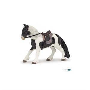 Figurine de poney avec selle 4.20x10.90x9.50cm Papo