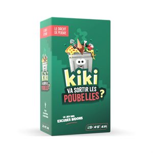 "Kiki va sortir les poubelles" french card game