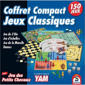 Schmidt 150 classic games in french compact box