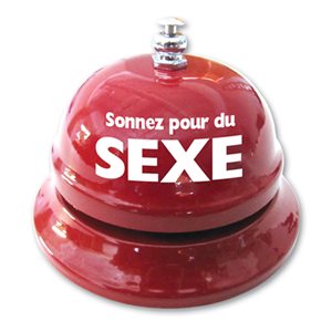 "Sonnez pour du sexe" table bell