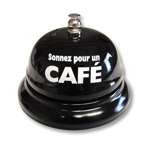 "Sonnez pour un café" table bell