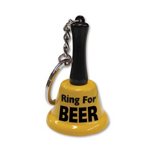 Clochette porte-clef "ring for beer"
