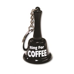 Clochette porte-clef "ring for coffee"