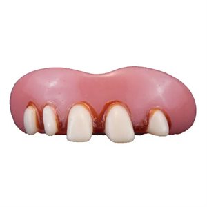 Billy-bob original denture with thermoplastic beads