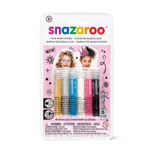 6 crayons de maquillage fille Snazaroo