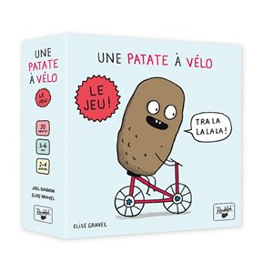Jeu de cartes français Une patate à vélo 3-6 ans