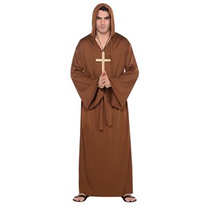 Adult brown monk's robe STD