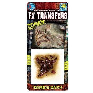 3D Tinsley Transfers zombie gash