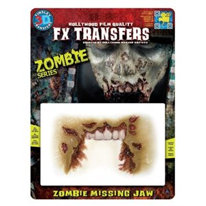 3D Tinsley Transfers zombie missing jaw