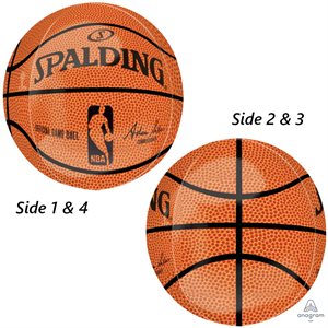 NBA Spalding basketball orbz foil balloon
