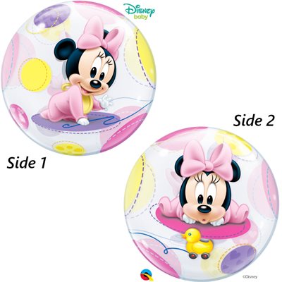 Baby Minnie Mouse bubble balloon