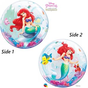 Princess Ariel clear bubble balloon