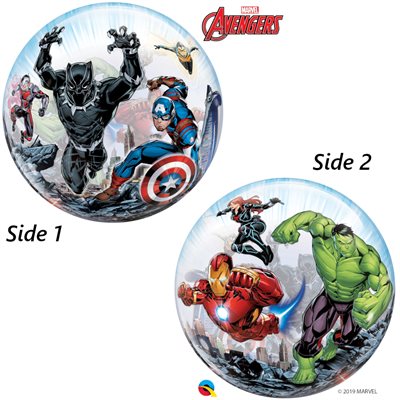Black Panther & Avengers clear bubble balloon